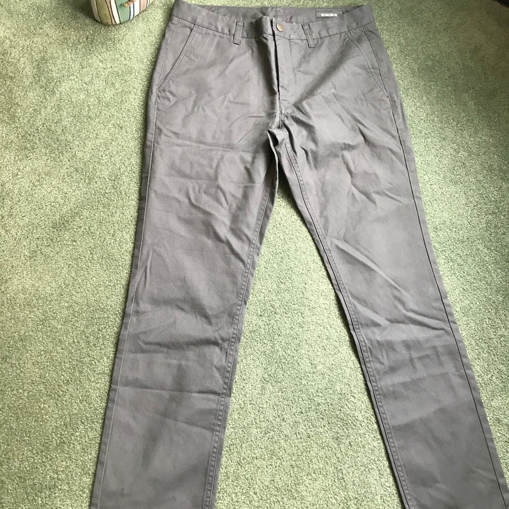 Bonobos Gray Chino Tailored Fit 32x30